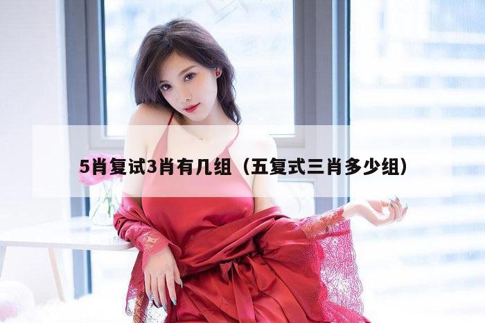 5肖复试3肖有几组(五复式三肖多少组)